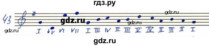 ГДЗ по музыке 1 класс Золина домашние задания  задание - 43, Решебник