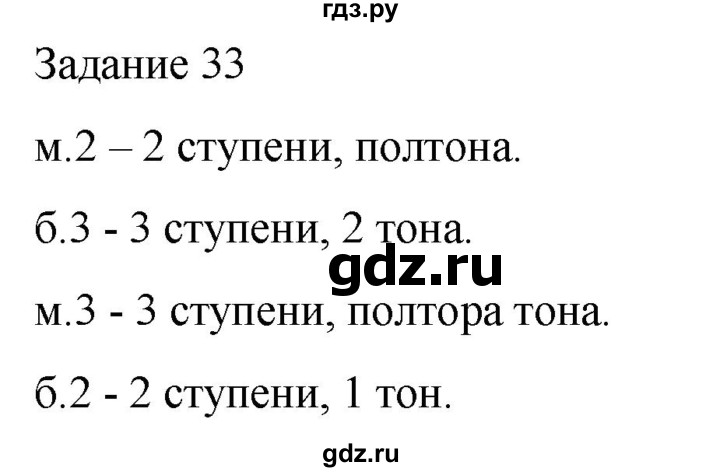 ГДЗ по музыке 3 класс Золина домашние задания  задание - 33, Решебник