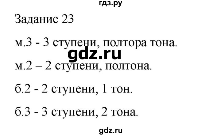 ГДЗ по музыке 4 класс Золина домашние задания  задание - 23, Решебник