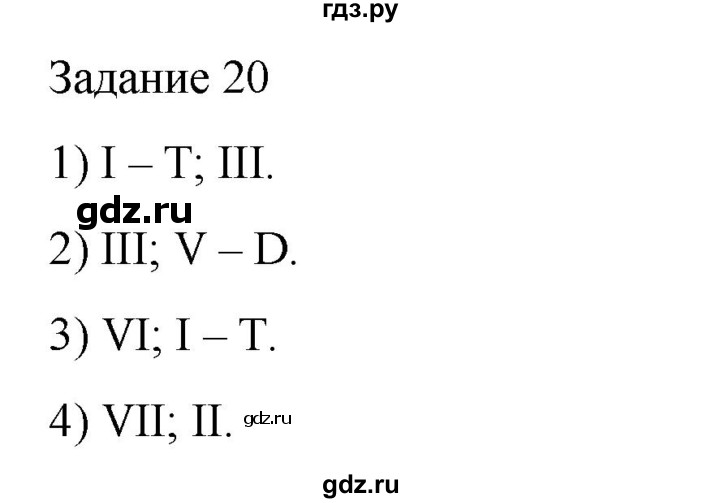 ГДЗ по музыке 5 класс Золина домашние задания  задание - 20, Решебник