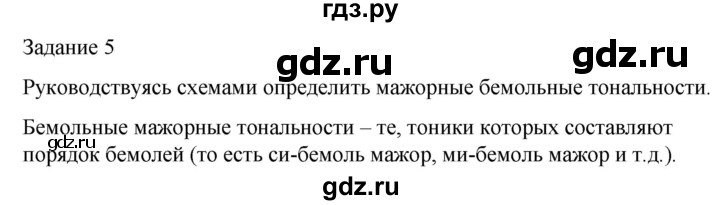 ГДЗ по музыке 5 класс Золина домашние задания  задание - 5, Решебник