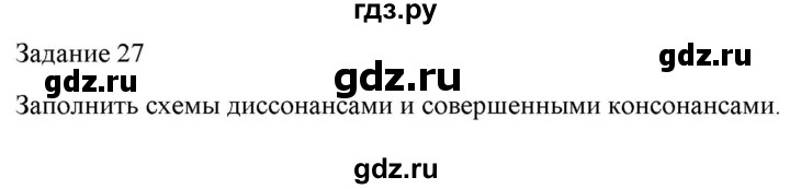 ГДЗ по музыке 6 класс Золина домашние задания  задание - 27, Решебник