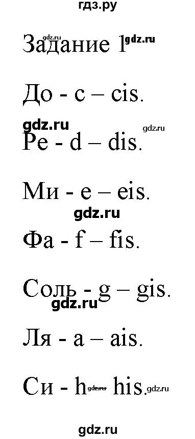 ГДЗ по музыке 7 класс Золина домашние задания  задание - 1, Решебник