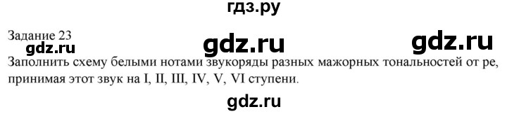 ГДЗ по музыке 7 класс Золина домашние задания  задание - 23, Решебник