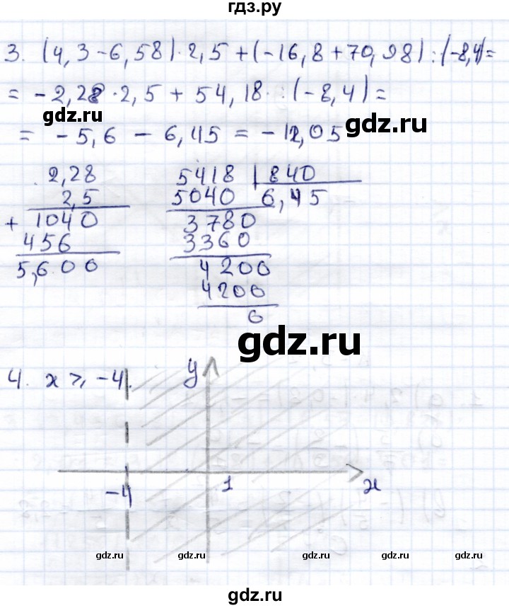 ГДЗ по математике 6 класс Зубарева контрольные работы  тетрадь №1. страница - 35, Решебник