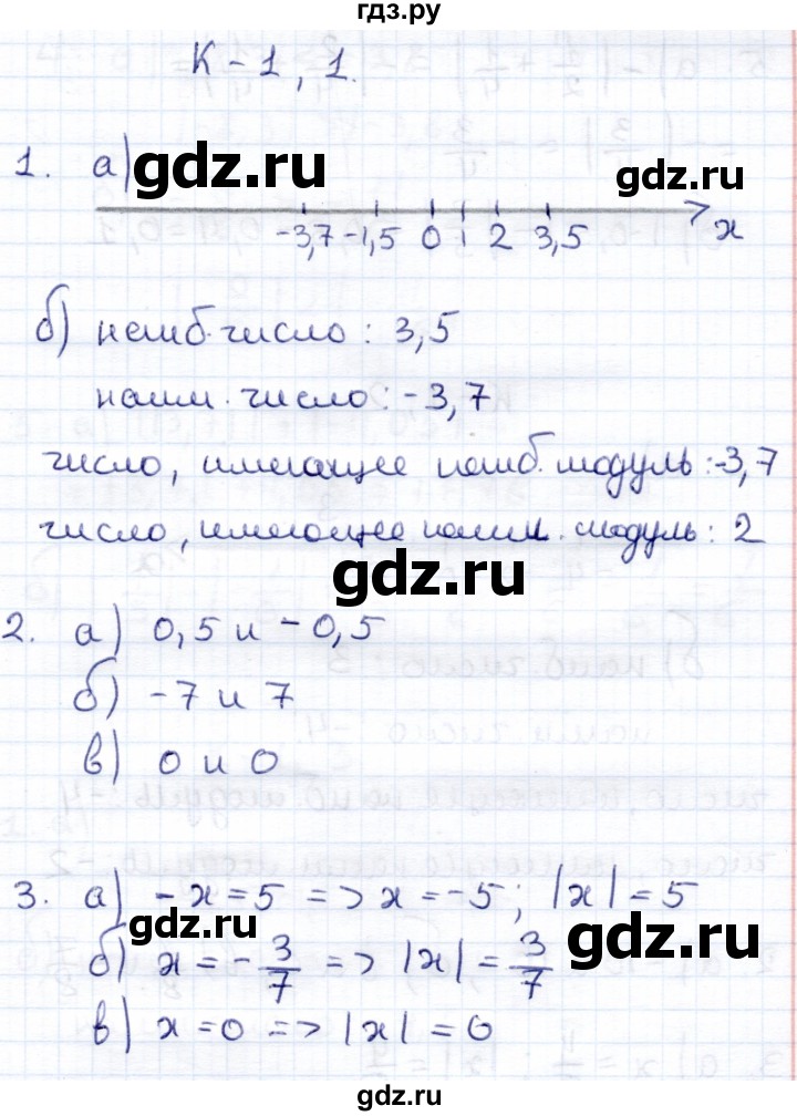 ГДЗ по математике 6 класс Зубарева контрольные работы  тетрадь №1. страница - 4, Решебник