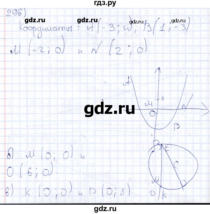 ГДЗ по математике 6 класс Беленкова рабочая тетрадь  упражнение - 296, Решебник