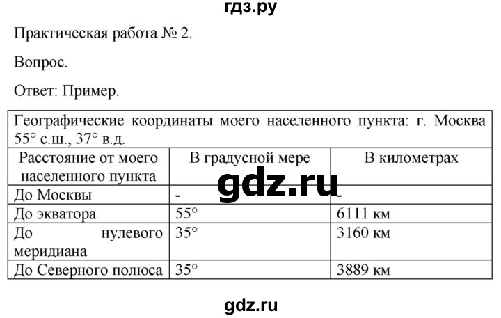 ГДЗ по географии 7 класс Баринова рабочая тетрадь Материки и океаны  страница - 4, Решебник