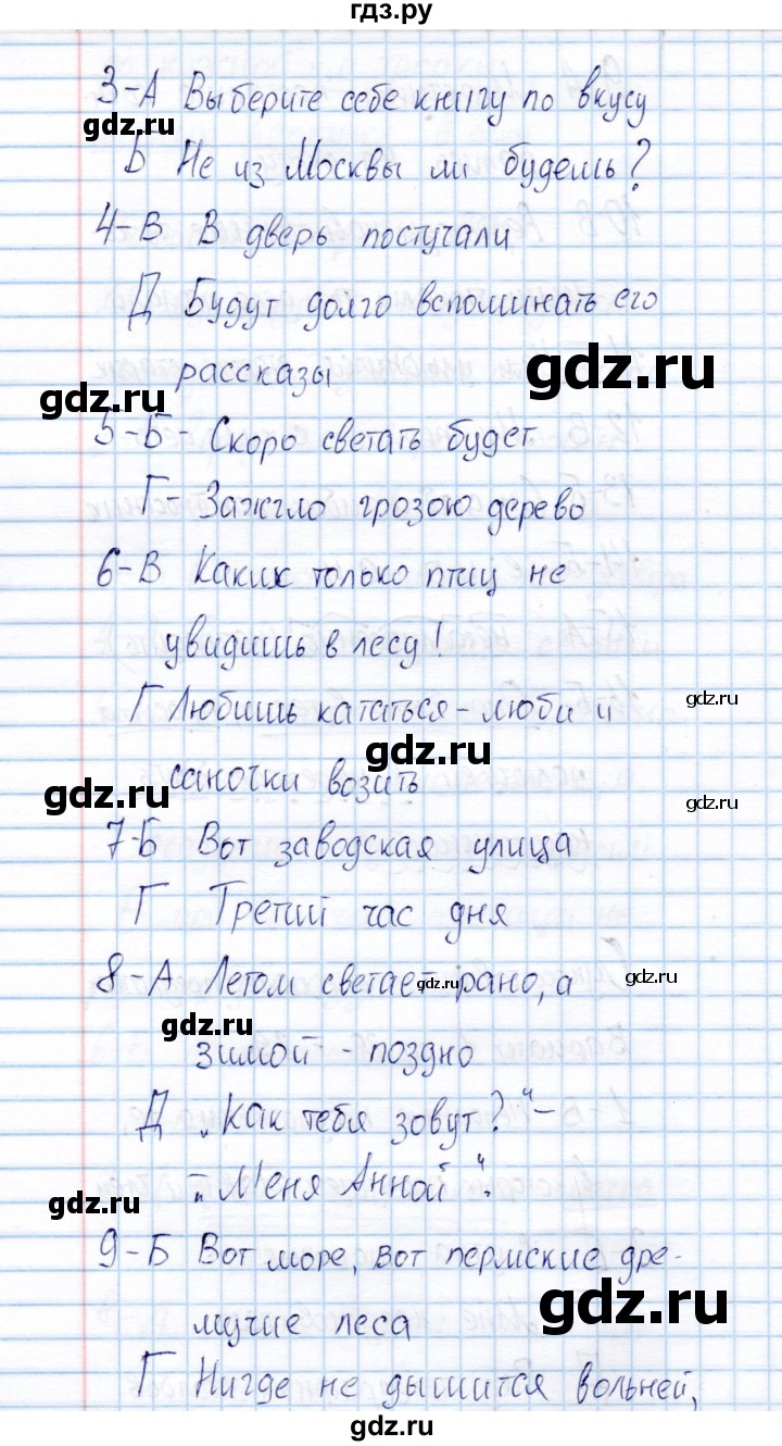 ГДЗ по русскому языку 8 класс  Малюшкин Тестовые задания  тест 3 (вариант) - 1, Решебник