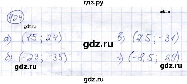 ГДЗ по алгебре 8 класс Солтан   упражнение - 424, Решебник