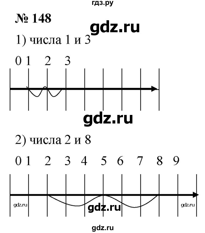 ГДЗ по математике 5 класс Ткачева   упражнение - 148, Решебник №1