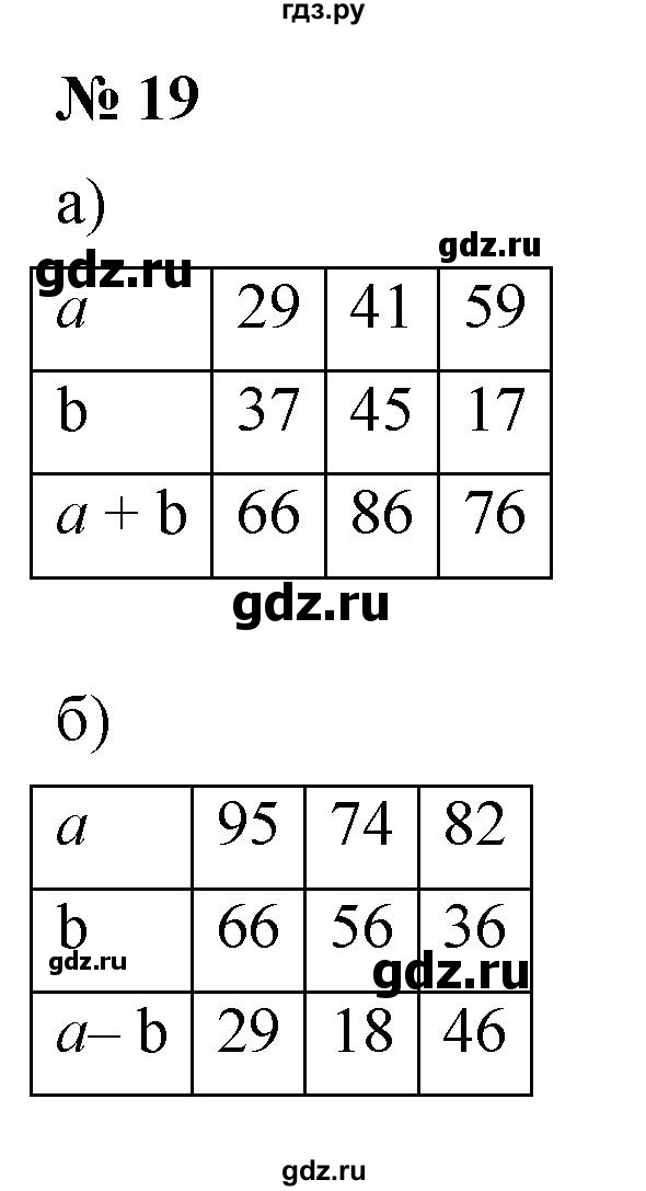 ГДЗ по математике 5 класс Ткачева   упражнение - 19, Решебник №1