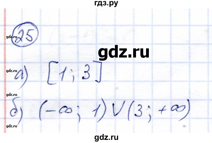 ГДЗ по алгебре 9 класс Солтан   упражнение - 25, Решебник