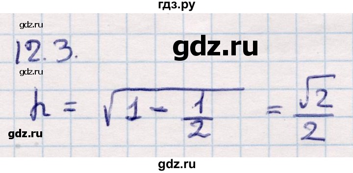 ГДЗ по геометрии 10 класс Смирнов  Общественно-гуманитарное направление §12 - 12.3, Решебник
