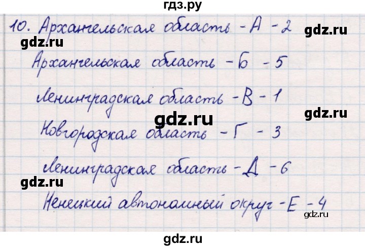 ГДЗ по географии 9 класс  Бондарева проверочные работы (Алексеев)  страница - 20, Решебник 2021