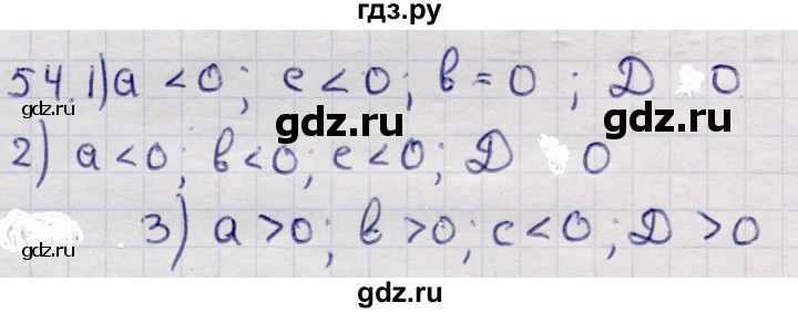 ГДЗ по алгебре 9 класс Абылкасымова   повторения курса 9 класса - 54, Решебник