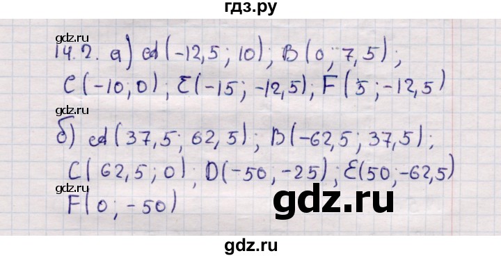 ГДЗ по математике 6 класс Зубарева рабочая тетрадь  часть 1 (параграф) / параграф 14 - 2, Решебник №2