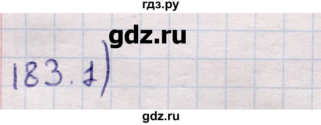 ГДЗ по геометрии 11 класс Солтан  Естественно-математическое направление задача - 183, Решебник