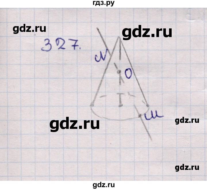 ГДЗ по геометрии 11 класс Солтан  Естественно-математическое направление задача - 327, Решебник