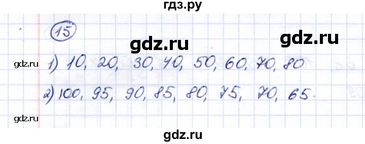 ГДЗ по математике 6 класс Перова рабочая тетрадь Для обучающихся с интеллектуальными нарушениями упражнение - 15, Решебник