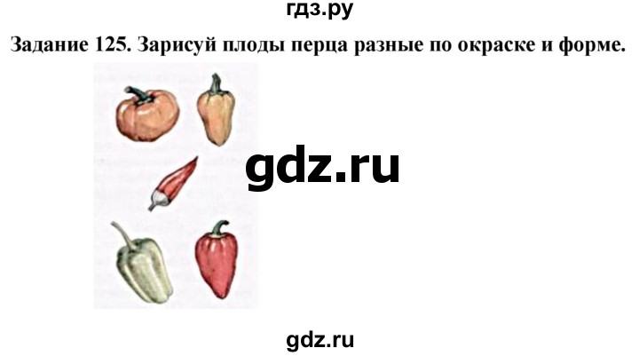 ГДЗ по биологии 7 класс Клепинина рабочая тетрадь Растения. Бактерии. Грибы. Для обучающихся с интеллектуальными нарушениями задание - 125, Решебник