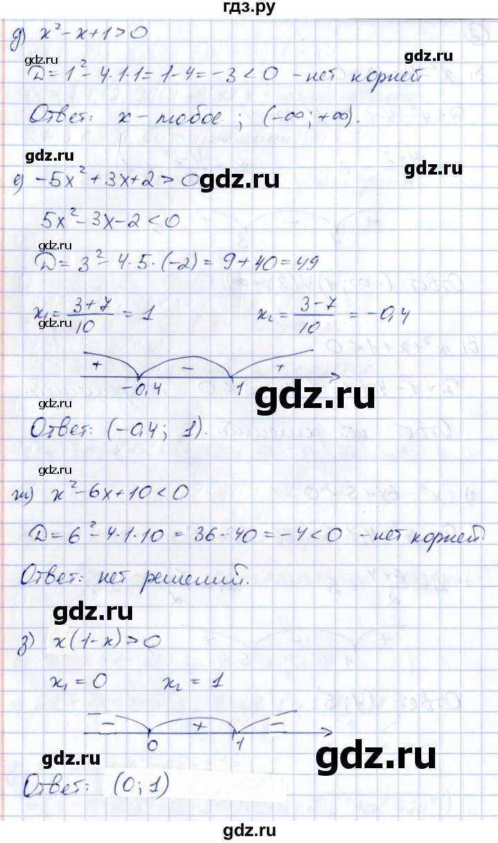 ГДЗ по алгебре 8 класс Журавлев рабочая тетрадь (к учебнику Никольского)  страница - 32, Решебник