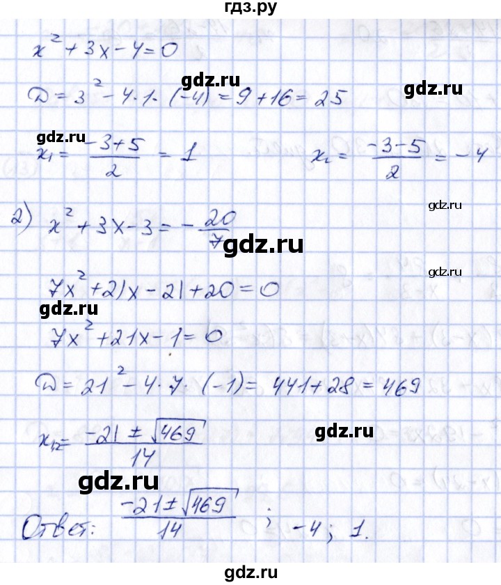 ГДЗ по алгебре 8 класс Журавлев рабочая тетрадь (к учебнику Никольского)  страница - 55, Решебник