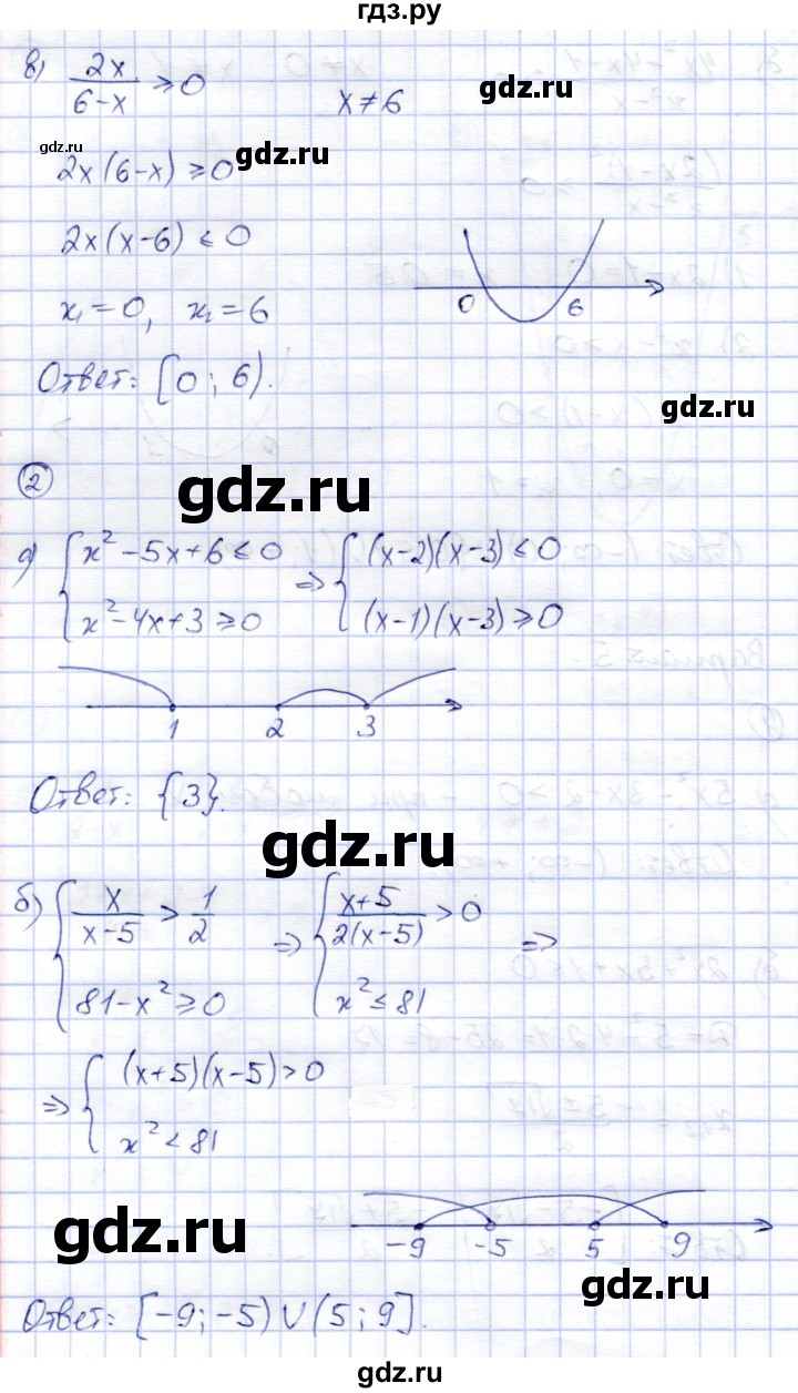 ГДЗ по алгебре 8 класс Зив дидактические материалы  самостоятельные работы / СР-16 - Вариант 5, Решебник