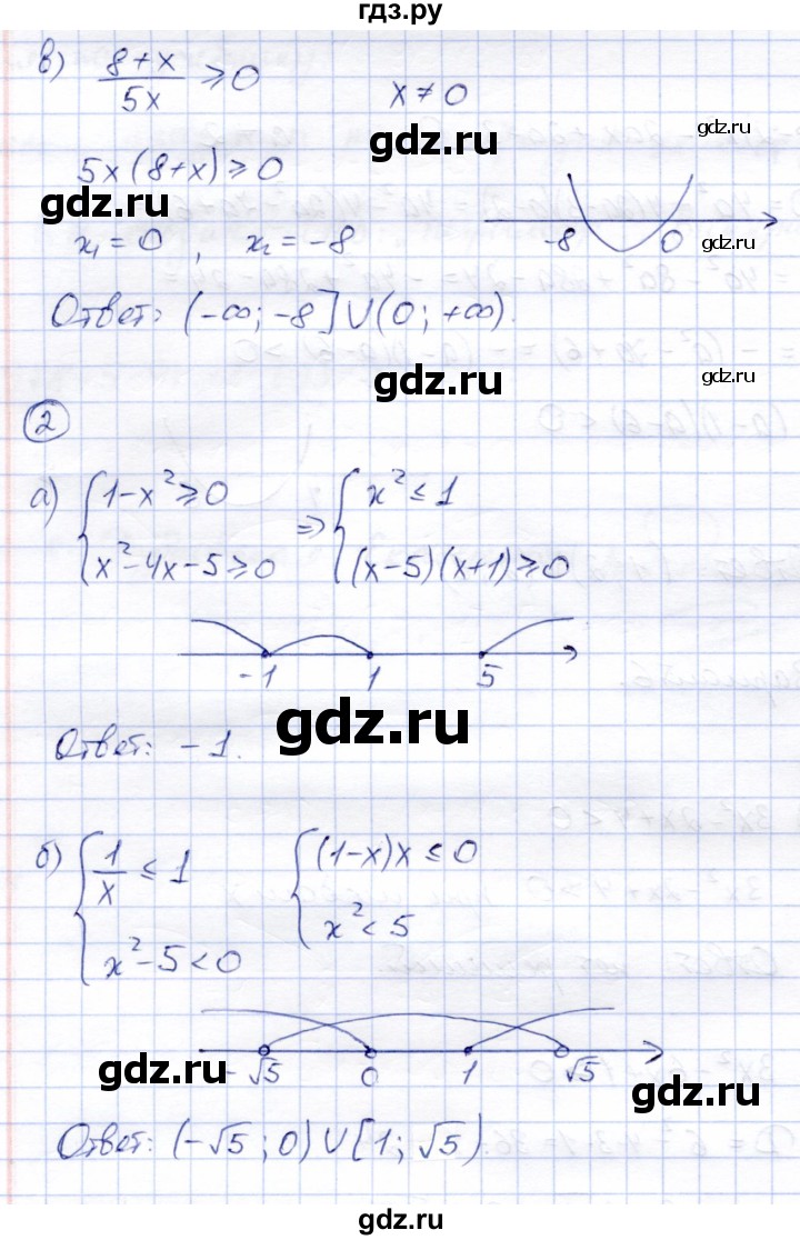 ГДЗ по алгебре 8 класс Зив дидактические материалы  самостоятельные работы / СР-16 - Вариант 6, Решебник