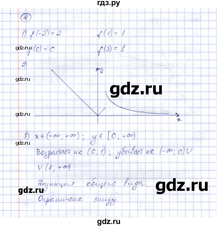 ГДЗ по алгебре 8 класс Ключникова рабочая тетрадь  §20 - 8, Решебник