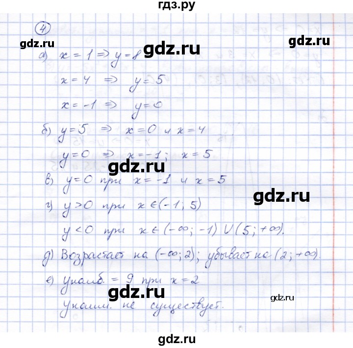ГДЗ по алгебре 8 класс Ключникова рабочая тетрадь  §22 - 4, Решебник