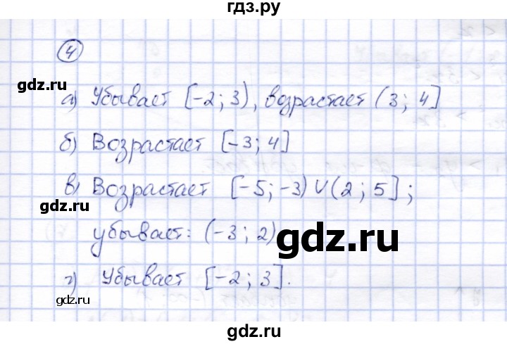 ГДЗ по алгебре 8 класс Ключникова рабочая тетрадь (Мордкович)  §32 - 4, Решебник