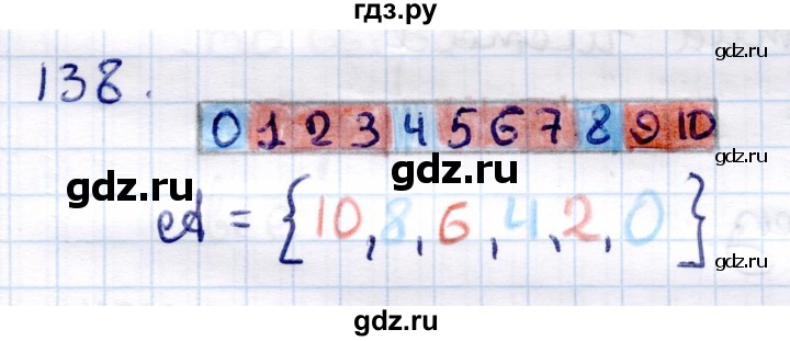 ГДЗ по информатике 6 класс Семёнов   задача - 138, Решебник
