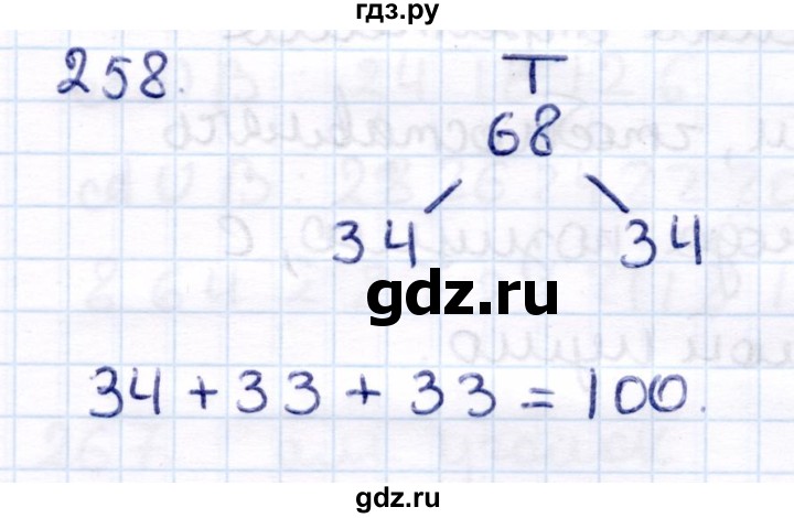 ГДЗ по информатике 6 класс Семёнов   задача - 258, Решебник