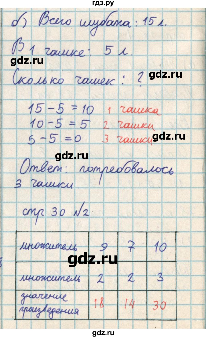 ГДЗ по математике 2 класс Акпаева   часть 3. страница - 30, Решебник