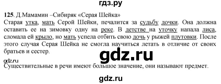 ГДЗ по русскому языку 6 класс Якубовская  Для обучающихся с интеллектуальными нарушениями упражнение - 125, Решебник