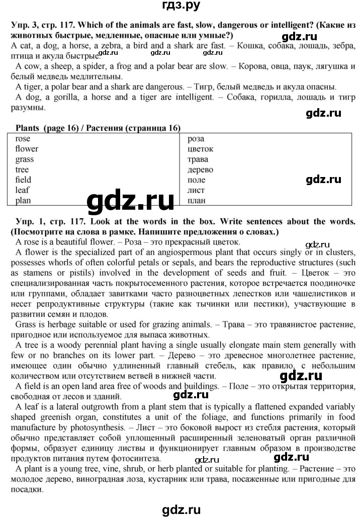 ГДЗ по английскому языку 5 класс Голдштейн   страница - 117, Решебник