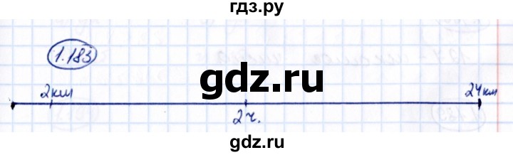 ГДЗ по математике 5 класс Виленкин   §1 - 1.183, Решебник к учебнику 2021