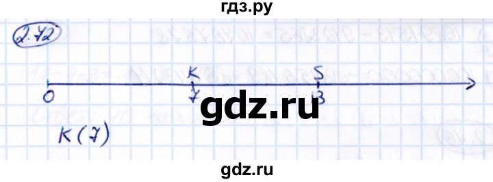 ГДЗ по математике 5 класс Виленкин   §2 - 2.72, Решебник к учебнику 2021