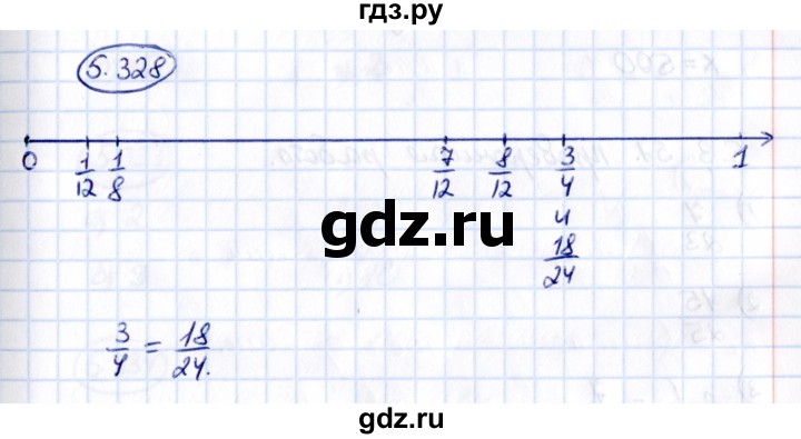 ГДЗ по математике 5 класс Виленкин   §5 - 5.328, Решебник к учебнику 2021