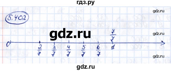 ГДЗ по математике 5 класс Виленкин   §5 - 5.402, Решебник к учебнику 2021