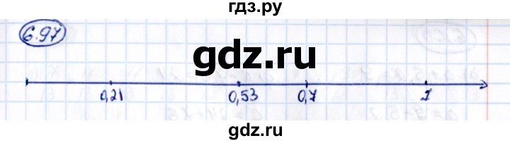 ГДЗ по математике 5 класс Виленкин   §6 - 6.97, Решебник к учебнику 2021