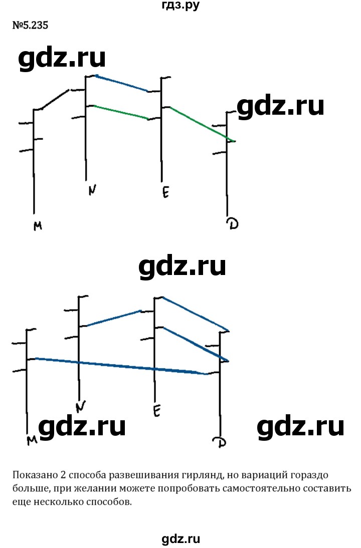 ГДЗ по математике 5 класс Виленкин   §5 - 5.235, Решебник к учебнику 2023