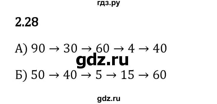 ГДЗ по математике 5 класс Виленкин   §2 - 2.28, Решебник к учебнику 2023