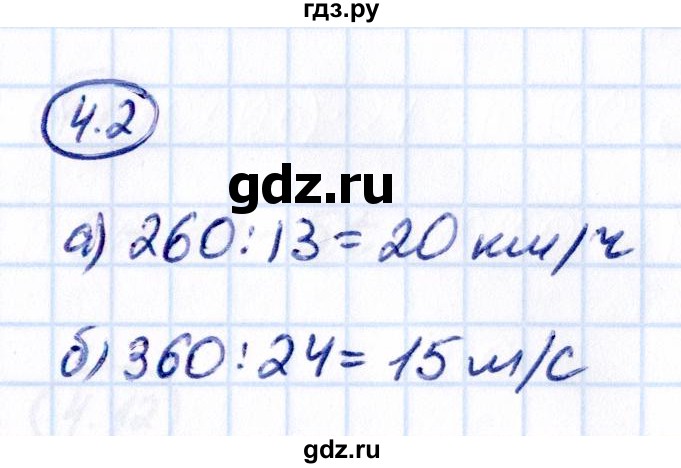 Гдз по математике за 5 класс Виленкин, Жохов, Чесноков ответ на номер № 4.2, Решебник 2021