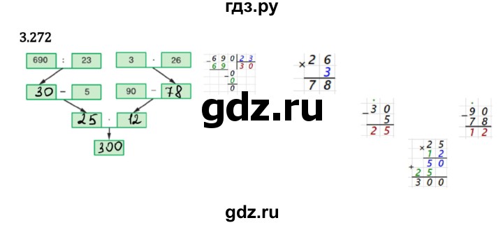 ГДЗ по математике 5 класс Виленкин   §3 / упражнение - 3.272, Решебник 2023