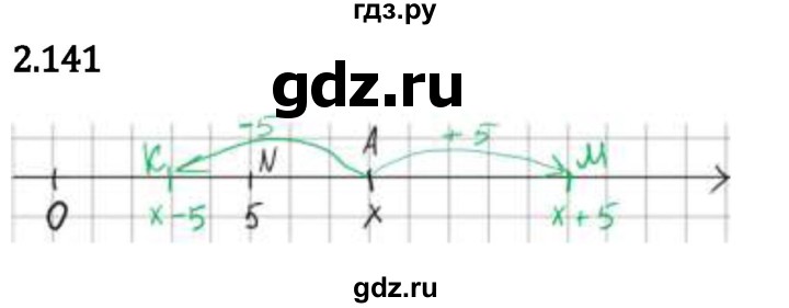 Гдз по математике за 5 класс Виленкин, Жохов, Чесноков ответ на номер № 2.141, Решебник 2024