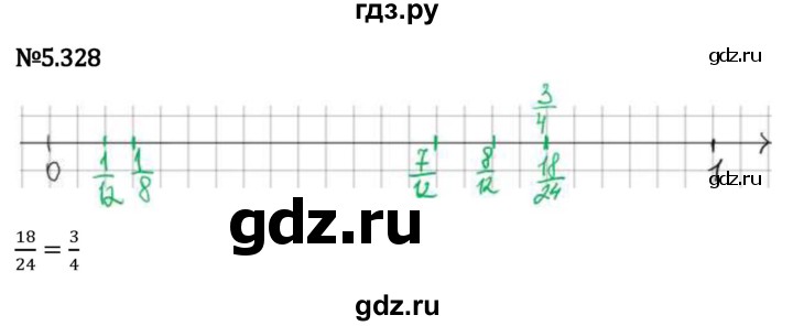 Гдз по математике за 5 класс Виленкин, Жохов, Чесноков ответ на номер № 5.328, Решебник 2024