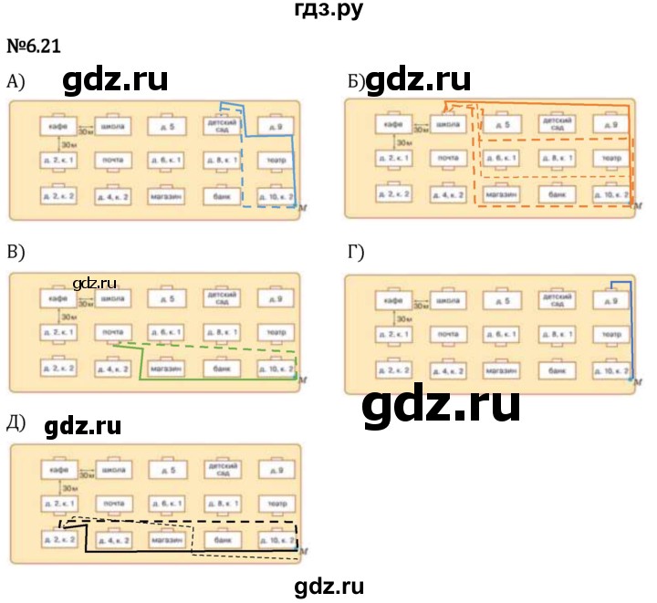 Гдз по математике за 5 класс Виленкин, Жохов, Чесноков ответ на номер № 6.21, Решебник 2024