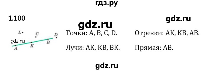 Гдз по математике за 5 класс Виленкин, Жохов, Чесноков ответ на номер № 1.100, Решебник 2024